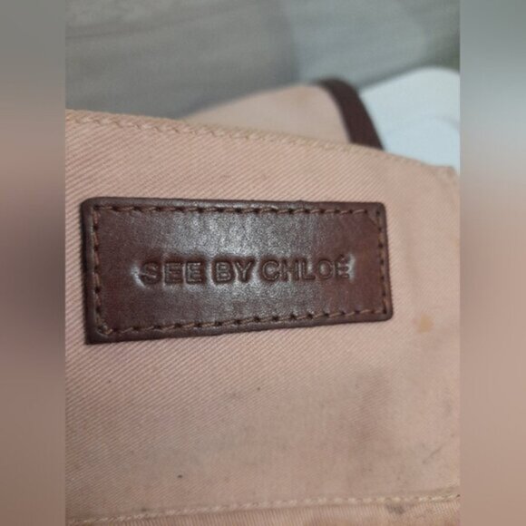See By Chloe - Crossbody Brown Leather Bag *Flawed* - Picture 8 of 15